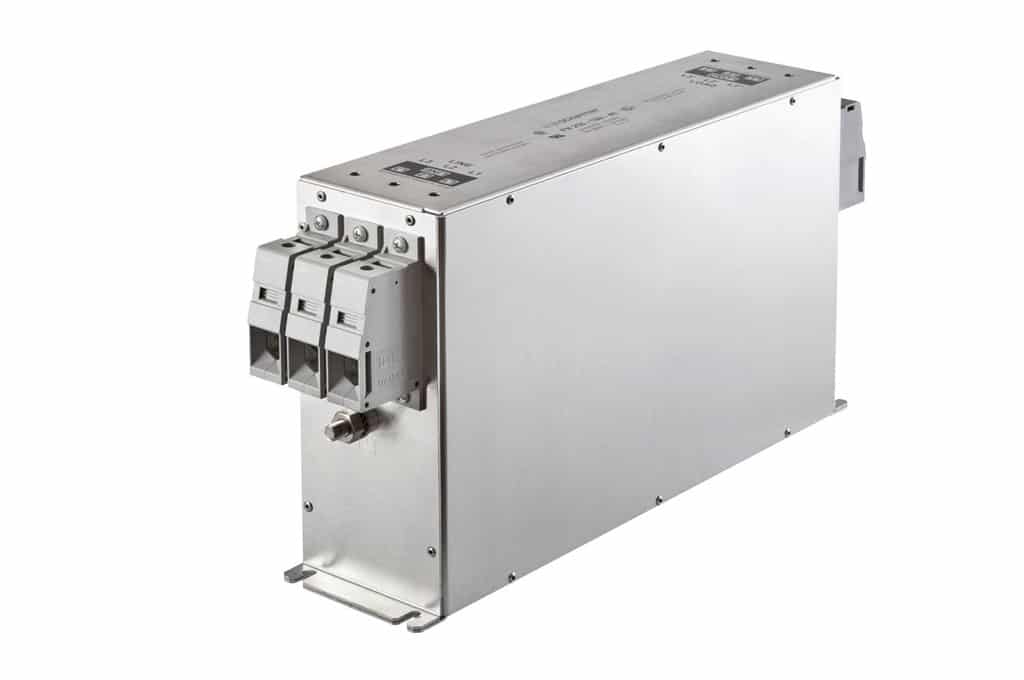 Schaffner introduces smallest 3 phase book style EMC filter