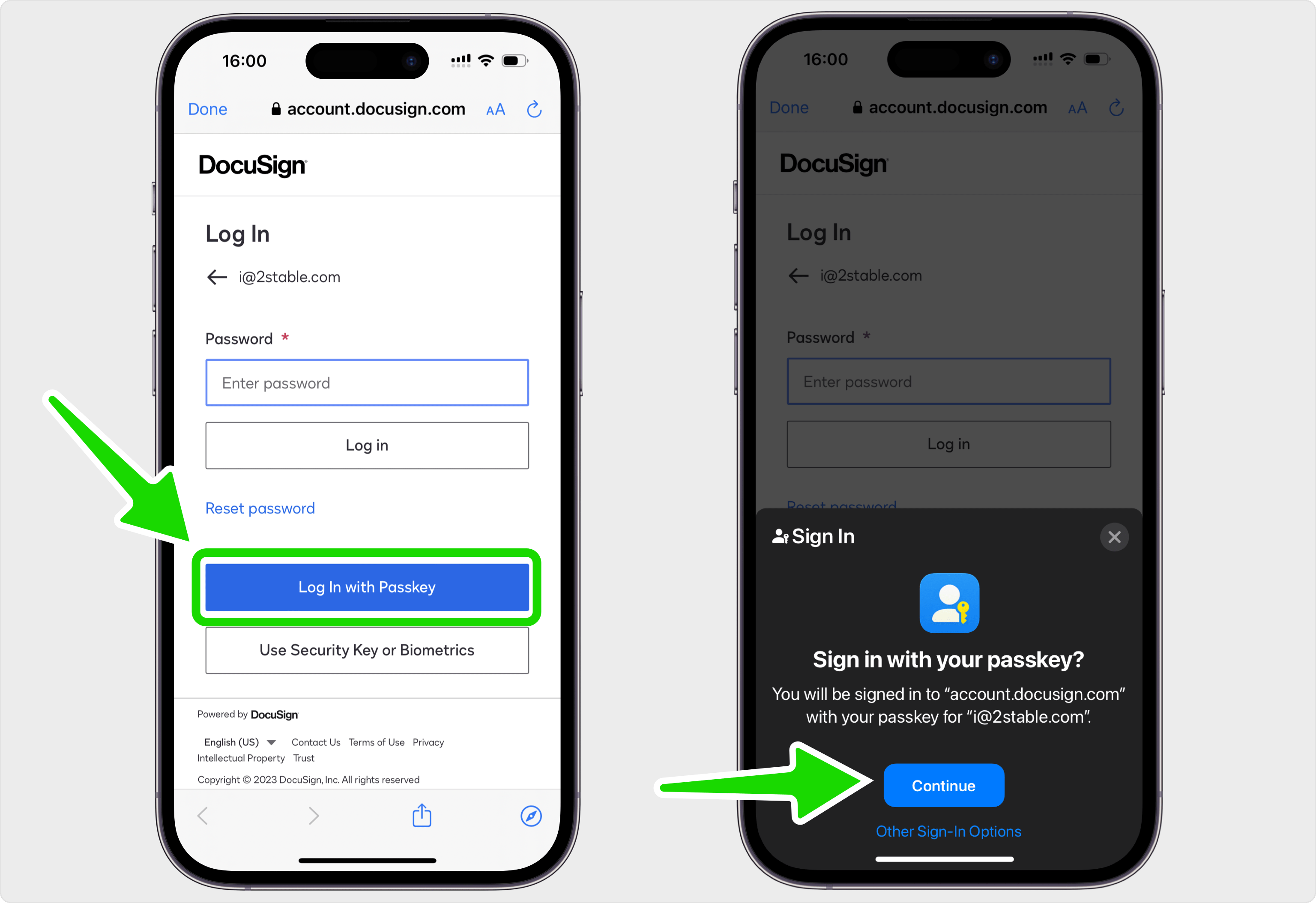 How to Enable Passkeys for Your DocuSign Account