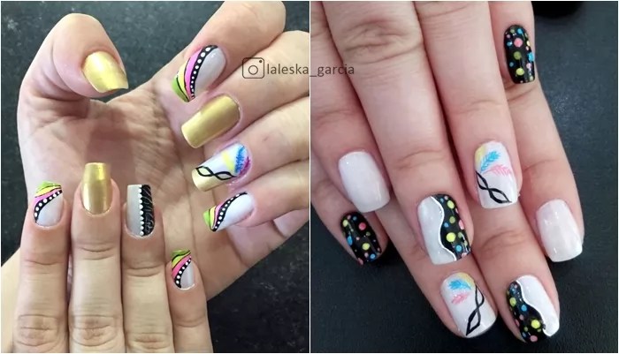 Unhas decoradas para carnaval 2018 (Lindíssimos, fotos e tutoriais)