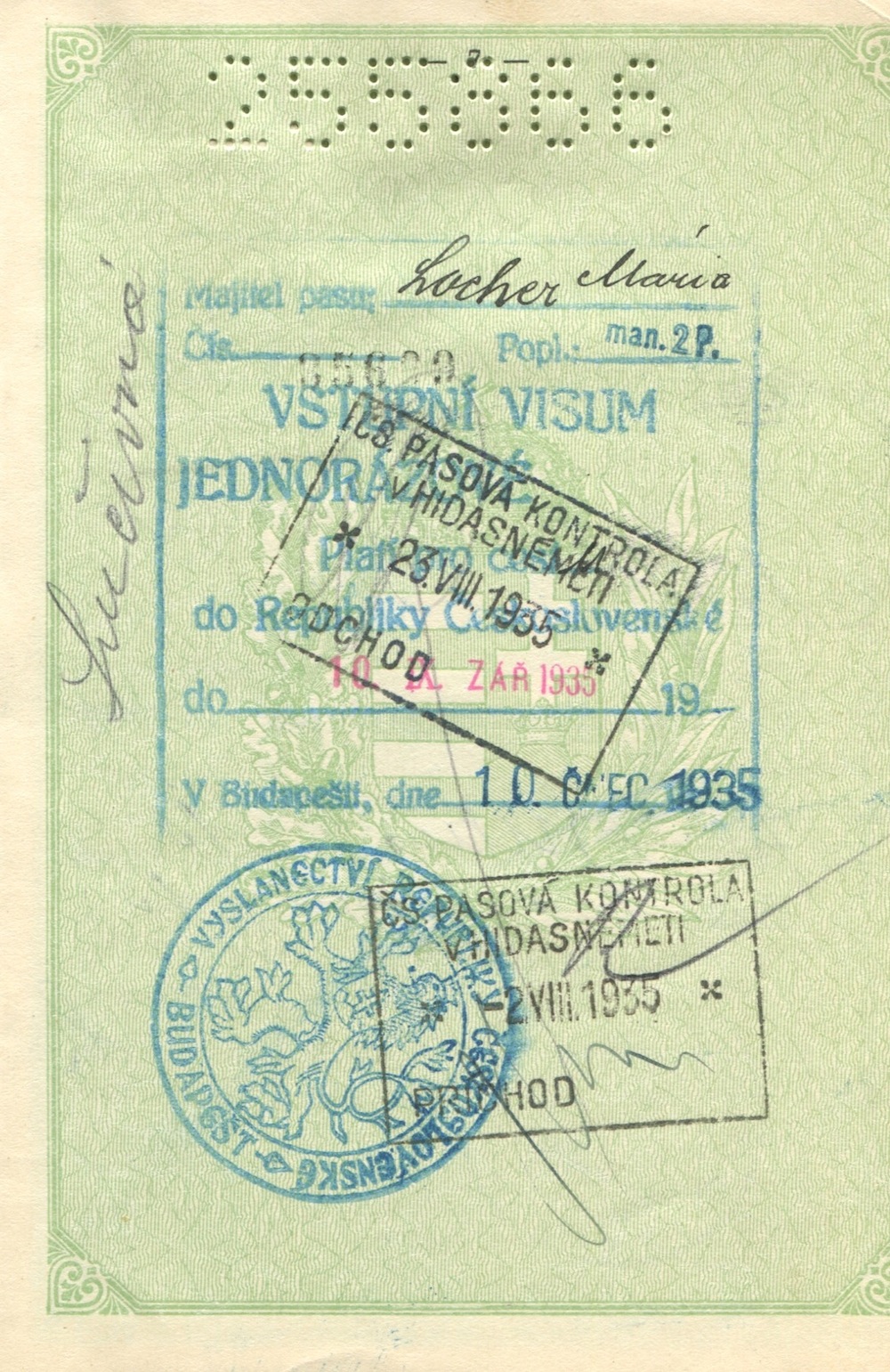 1931 Kingdom of Hungary Passport The World Passport Museum