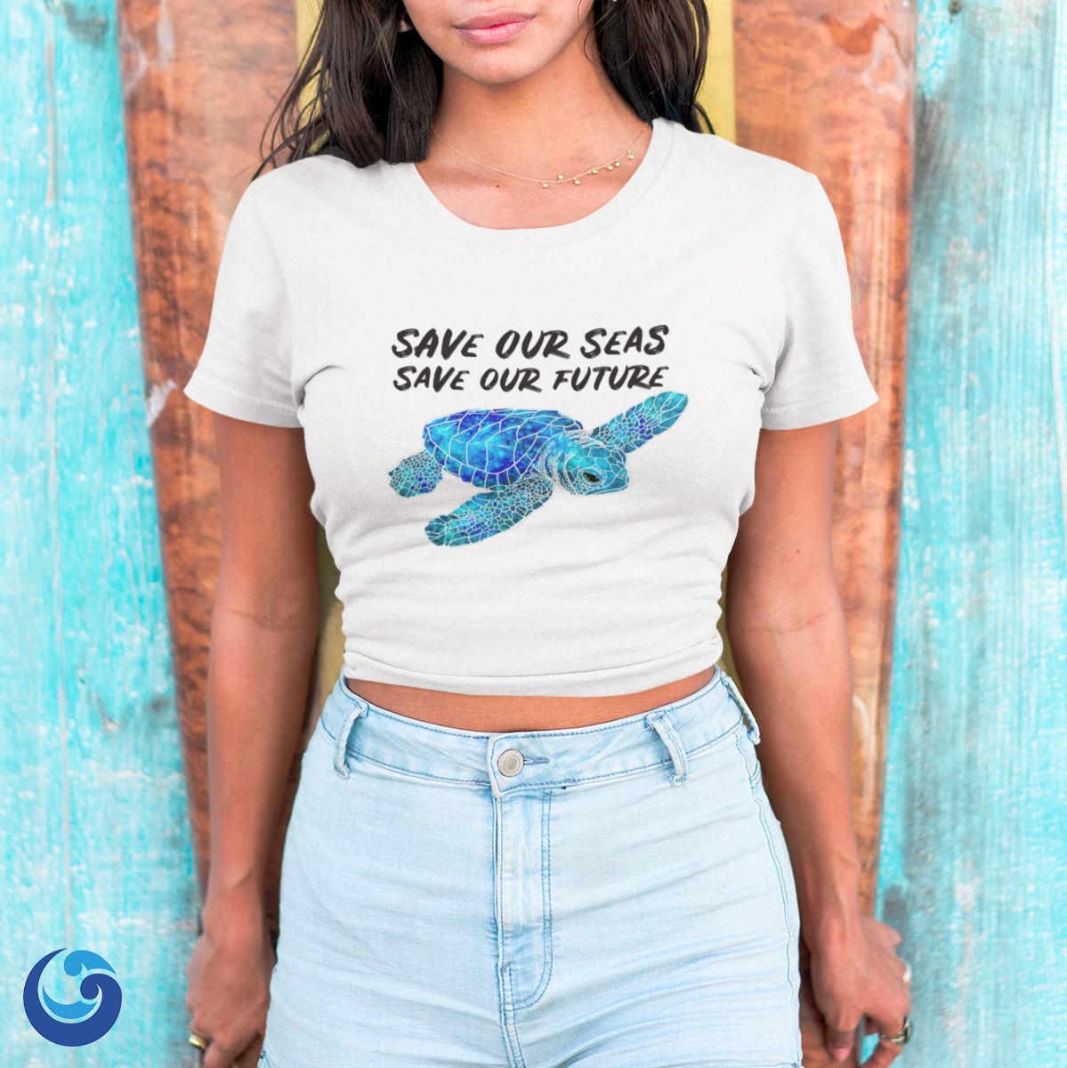 "Baby Sea Turtle" Tshirt Passport Ocean