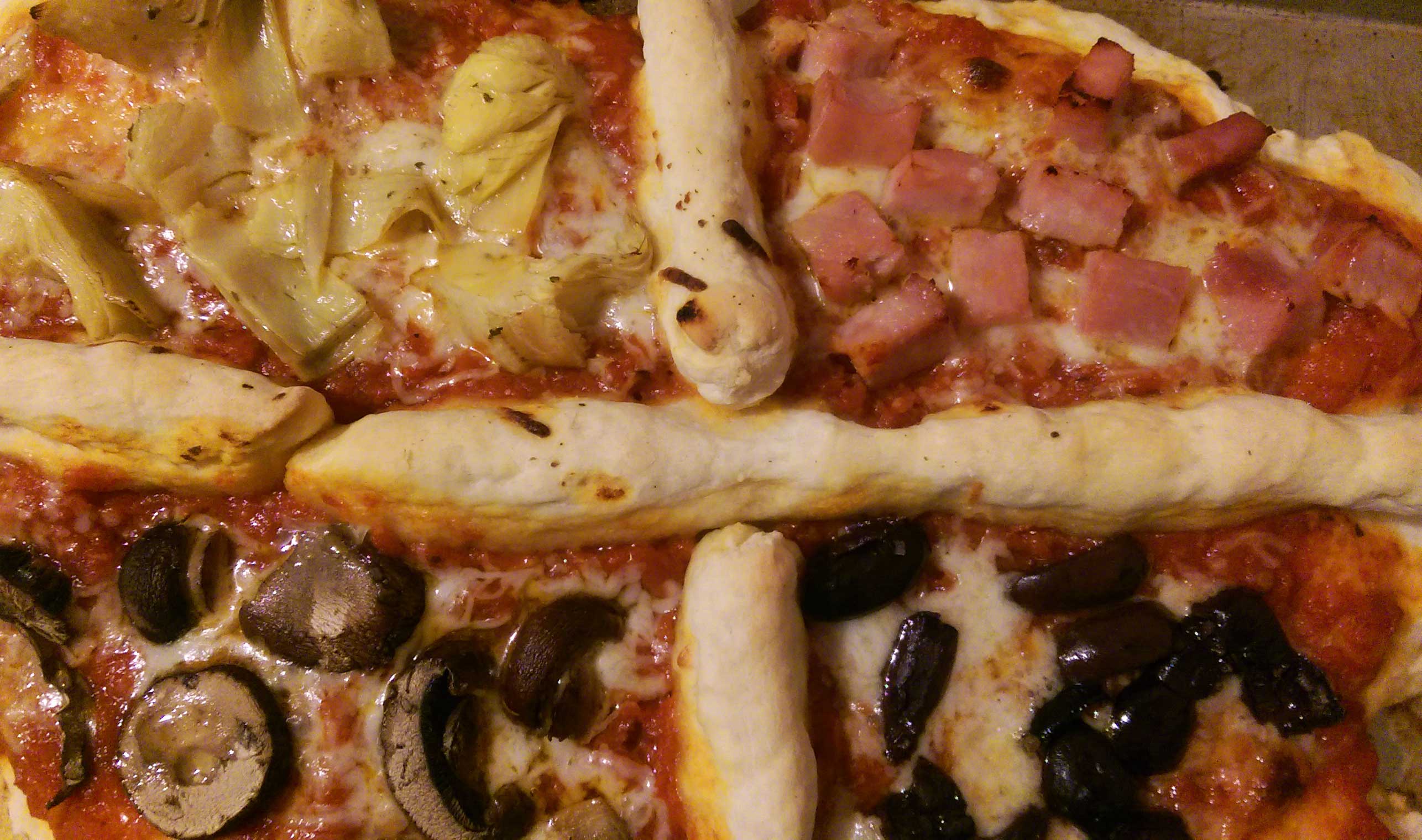 Four Seasons Pizza Pass the Pesto