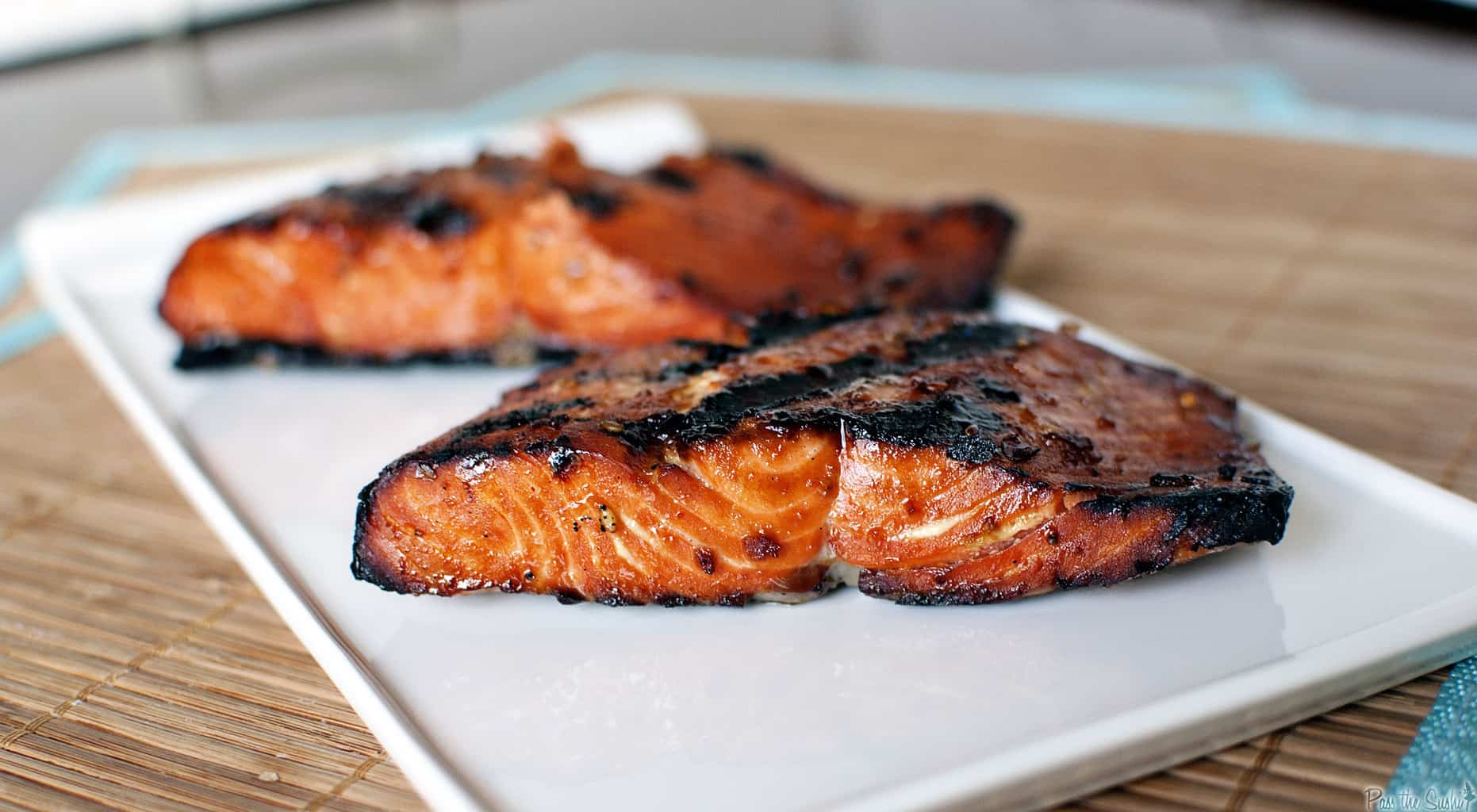 Teriyaki Flame Grilled Salmon Pass The Sushi