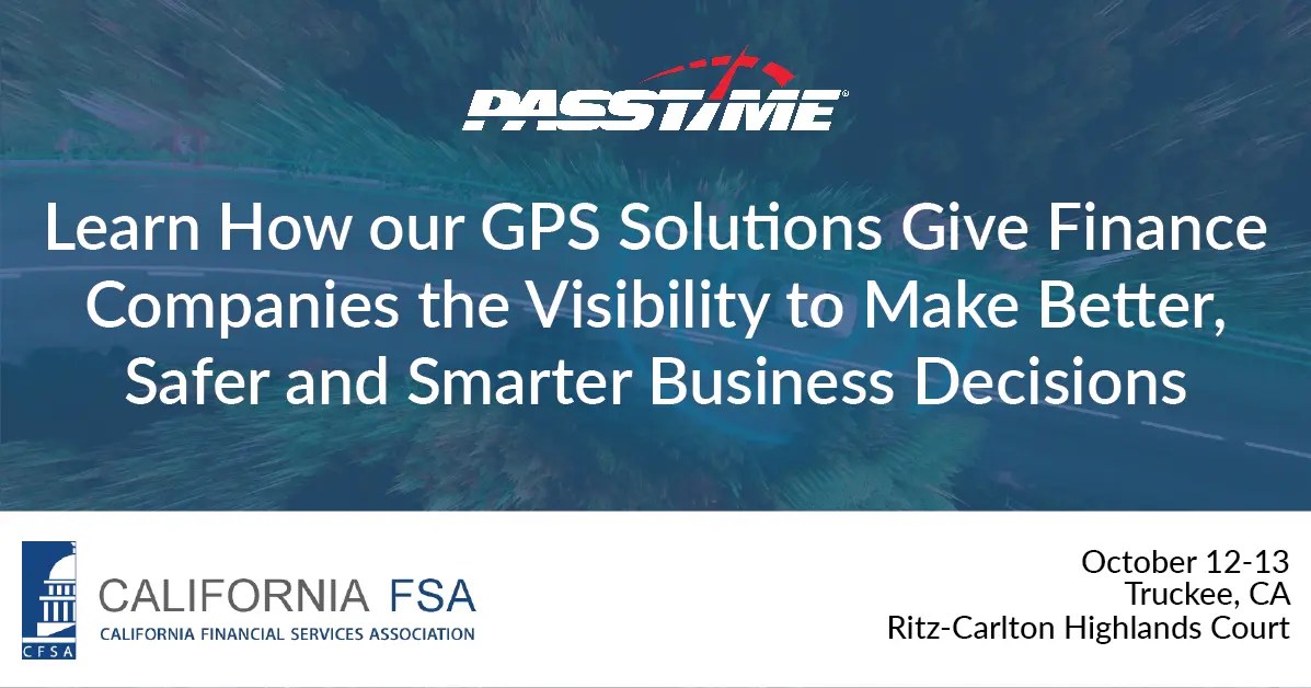 California Financial Services Association PassTime GPS