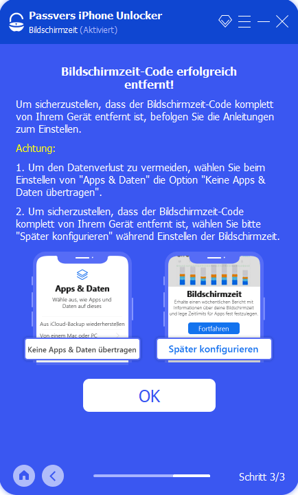 4 Lösungen: Bildschirmzeit-Code vergessen, was tun? [2024]