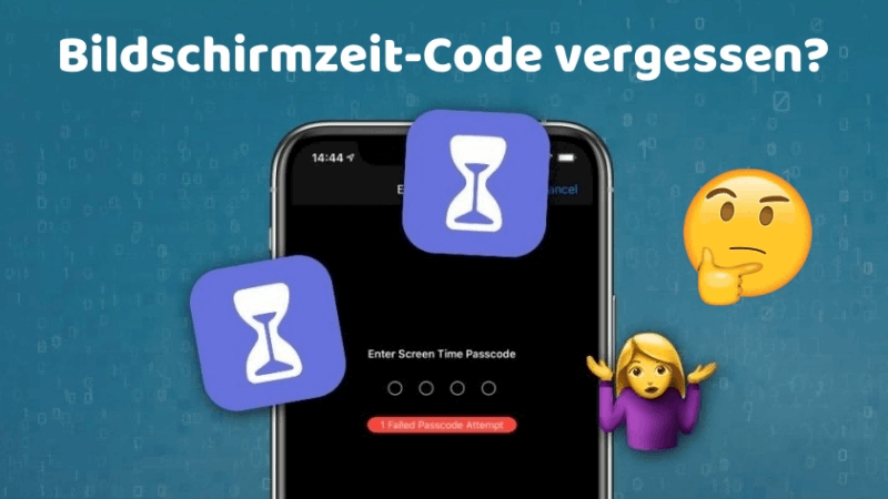 4 Lösungen: Bildschirmzeit-Code vergessen, was tun? [2024]