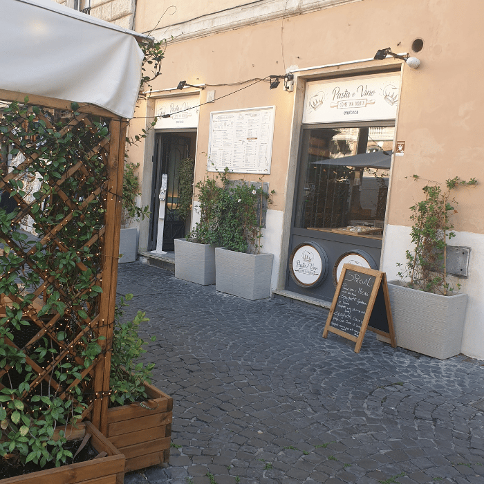 Prenota un tavolo Pasta e Vino Roma