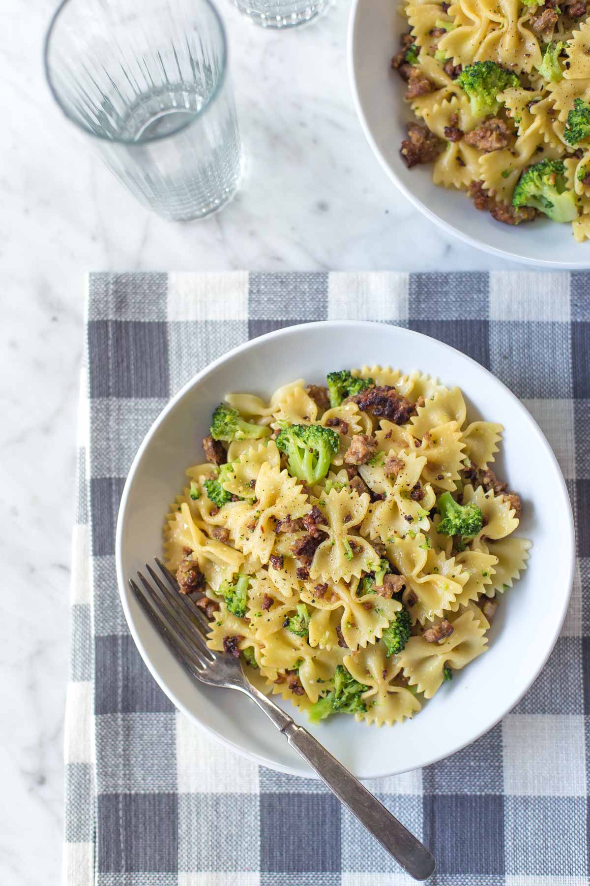 Italian Sausage Pasta with Broccoli The Pasta Twins