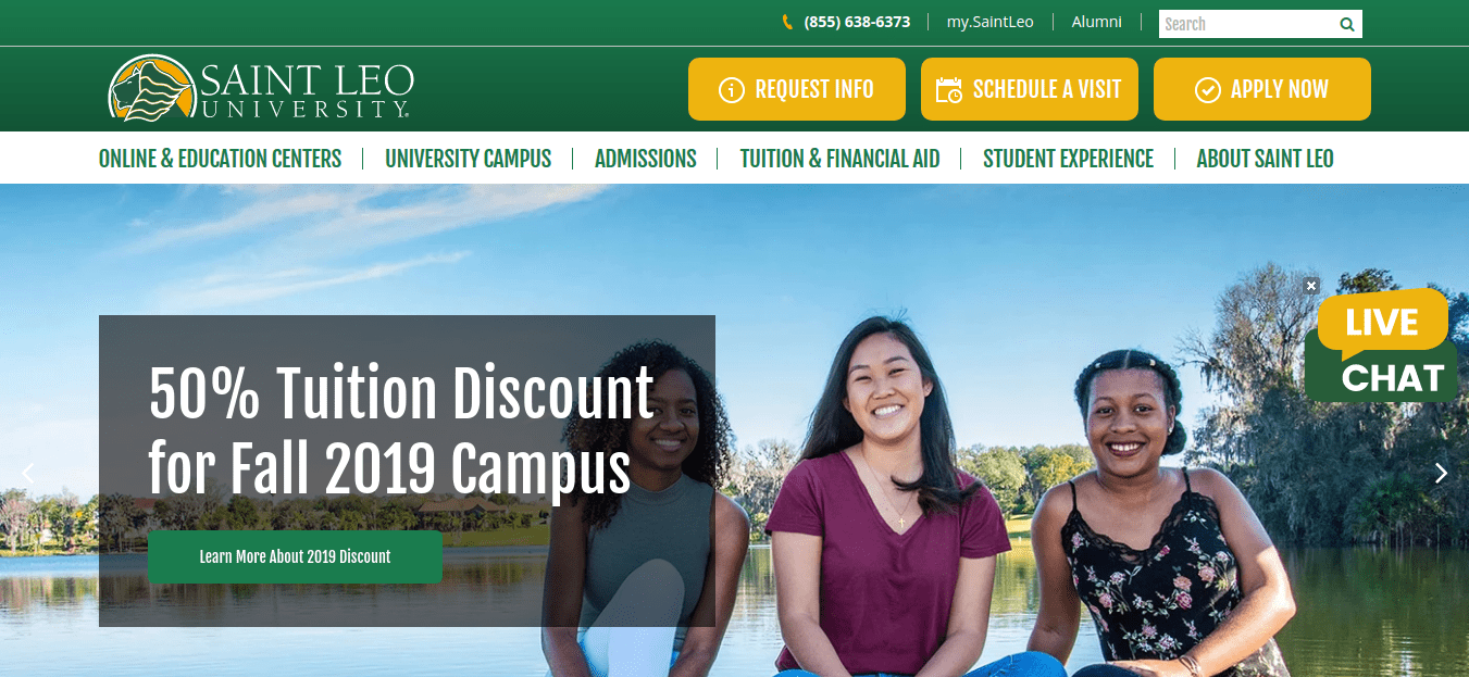 www.saintleo.edu Saint Leo University Student Online Login Process
