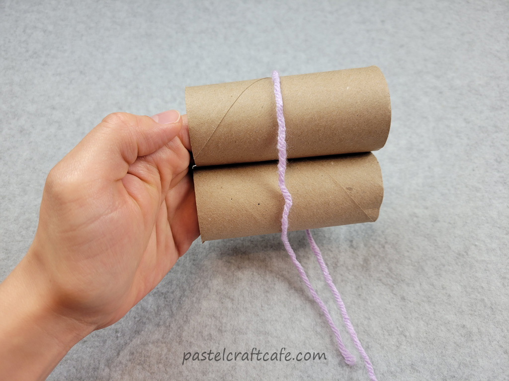 How to Make a Toilet Paper Tube Pom Pom Crafting Basics Pastel