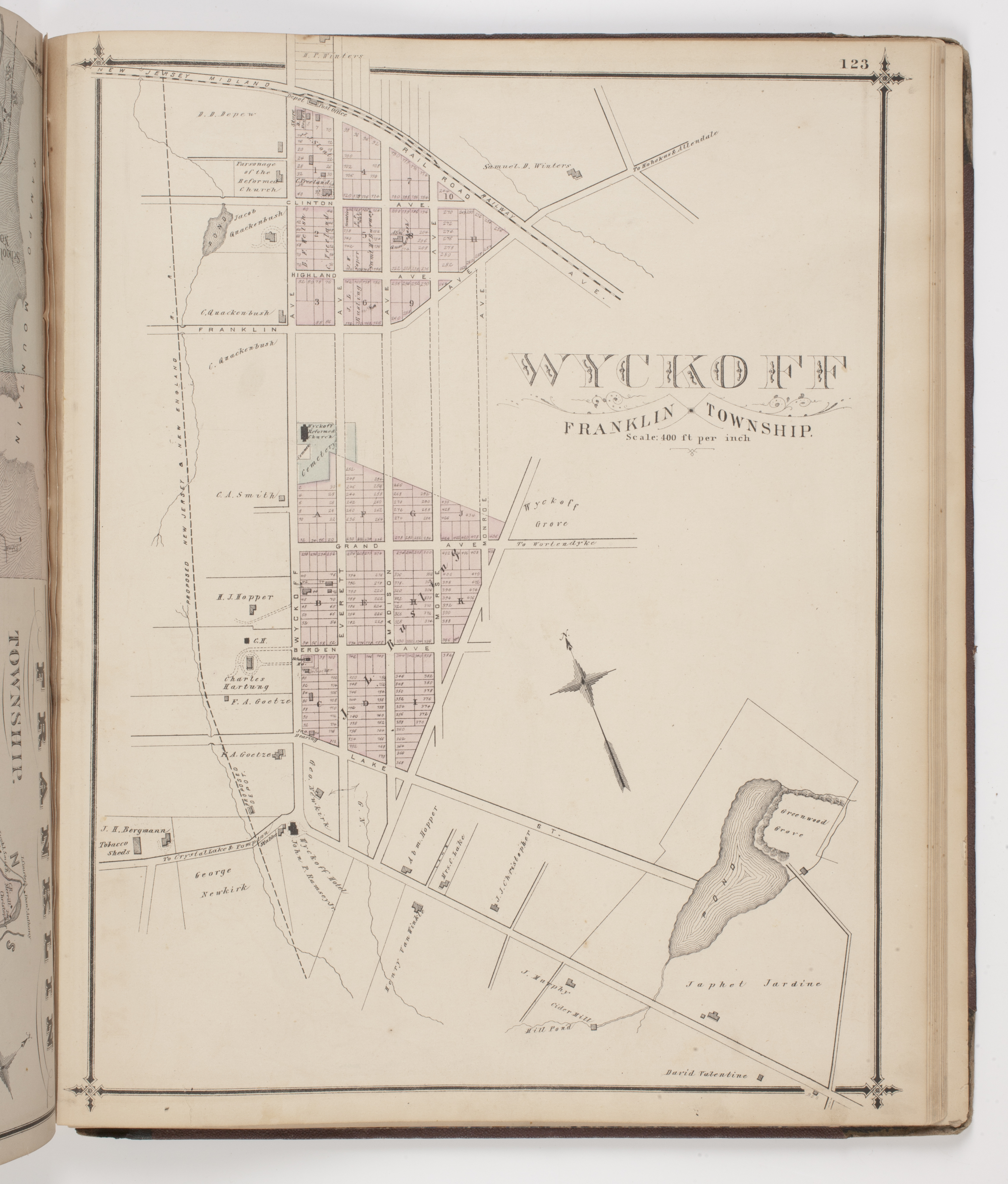 The Acquisitions Table Atlas of Bergen County, New Jersey