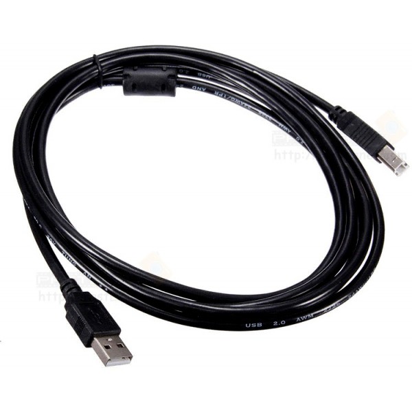USB AB Male Printer Data Cable