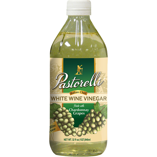 Italian Chef White Wine Vinegar 32oz Pastorelli Food Products, Inc.