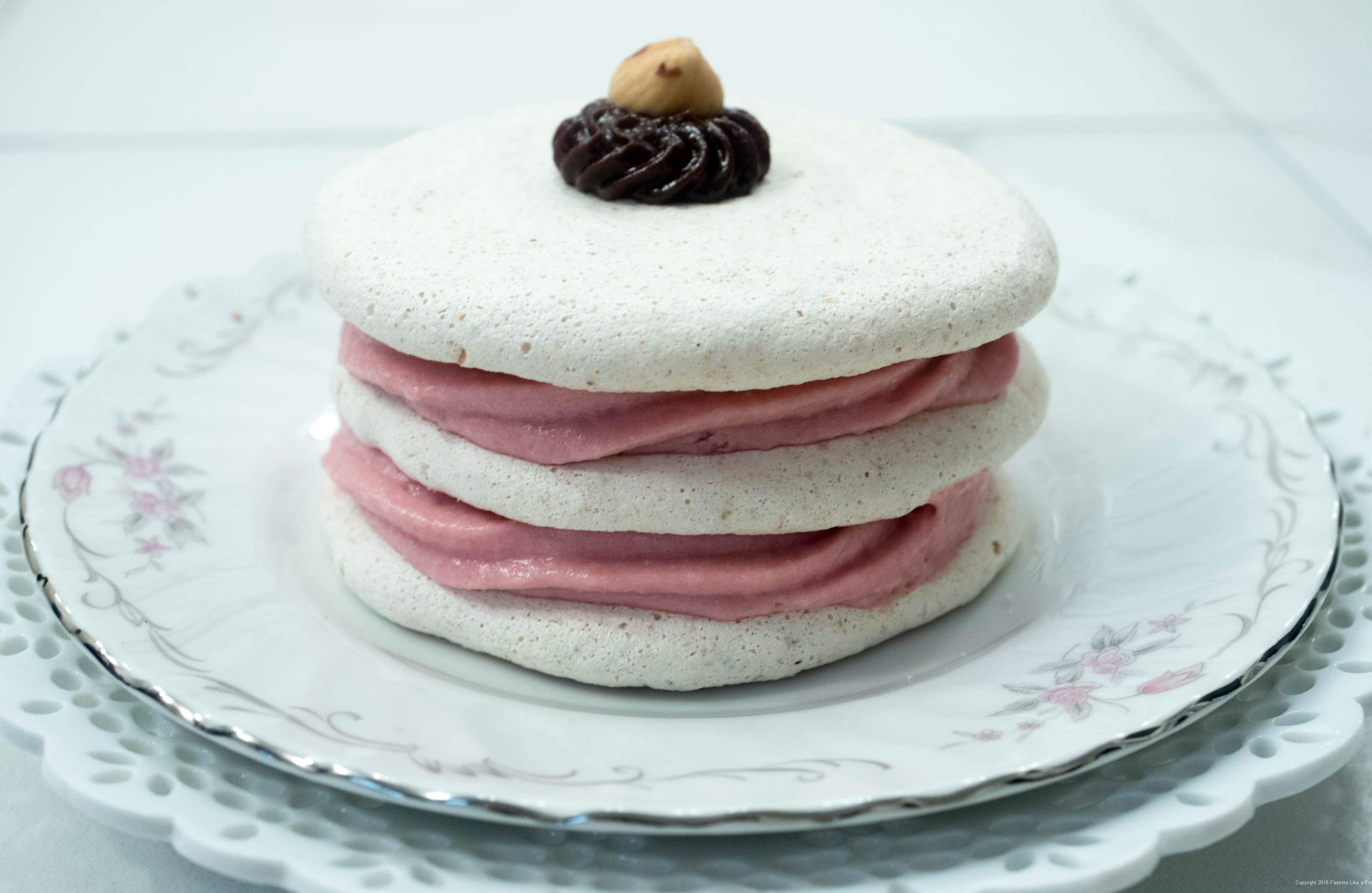 Hazelnut Meringue with Raspberry Mascarpone Mousse Pastries Like a Pro