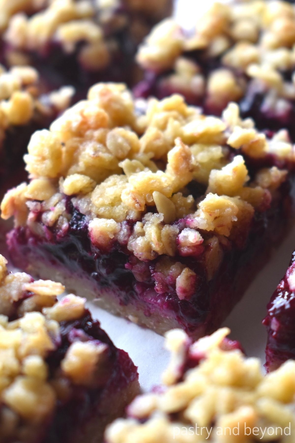 Blueberry Oatmeal Bars Pastry & Beyond