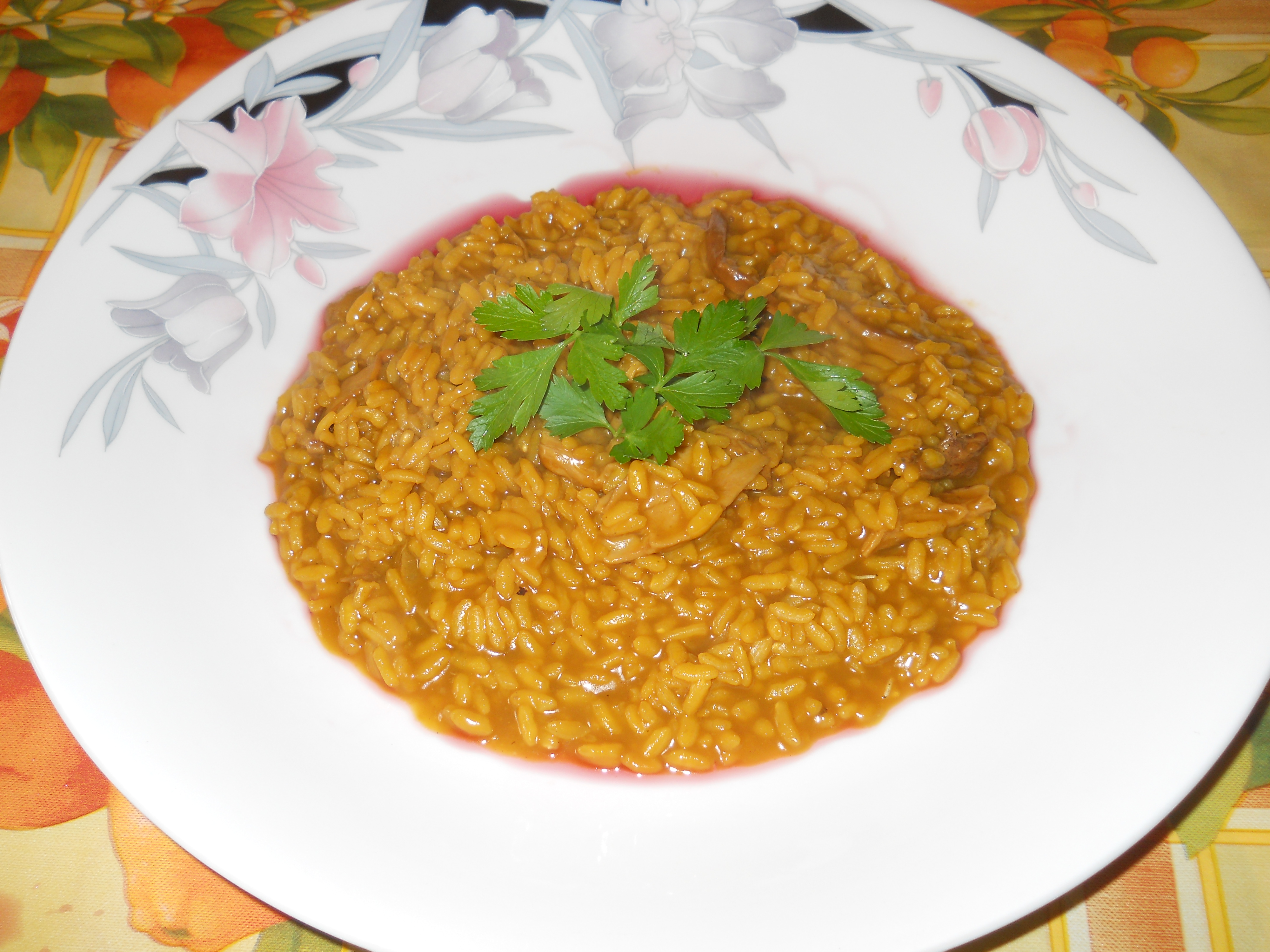 RISOTTO AI FUNGHI PORCINI E ZAFFERANO Patate e Piselli Blog di Cucina