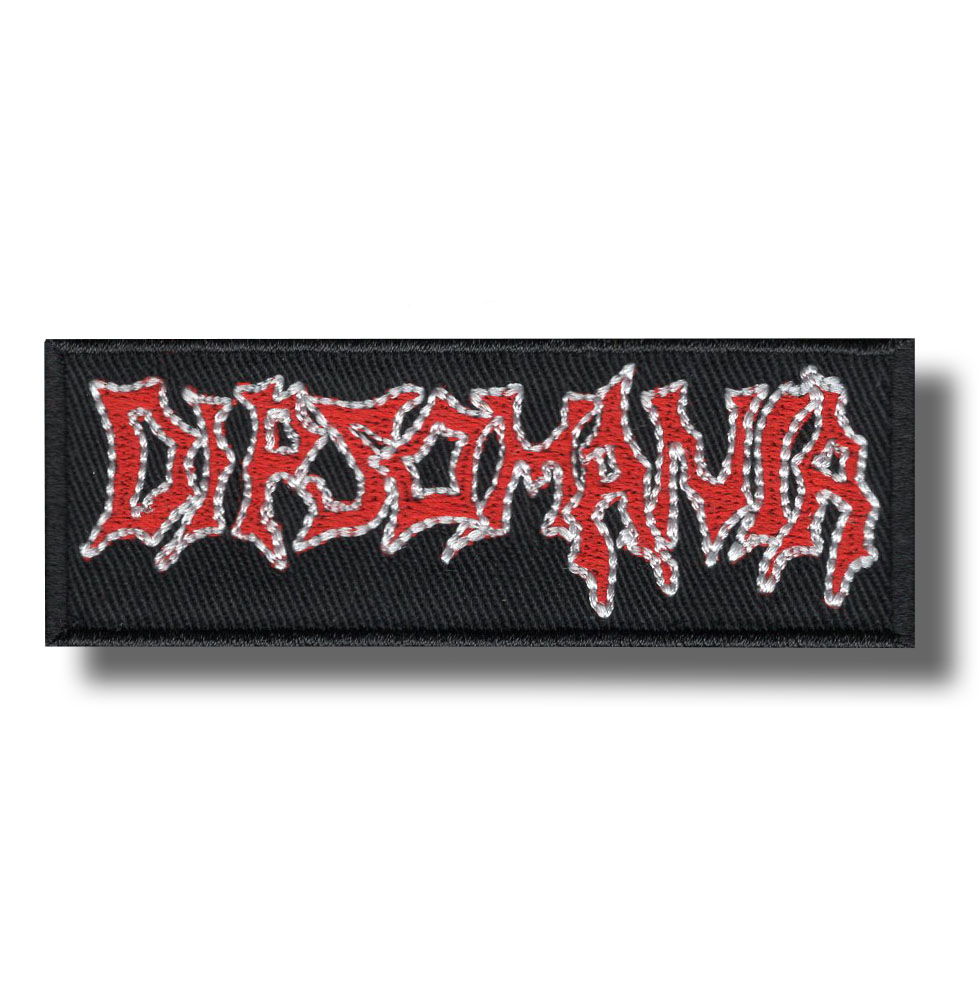 Dipsomania embroidered patch 9x3 CM
