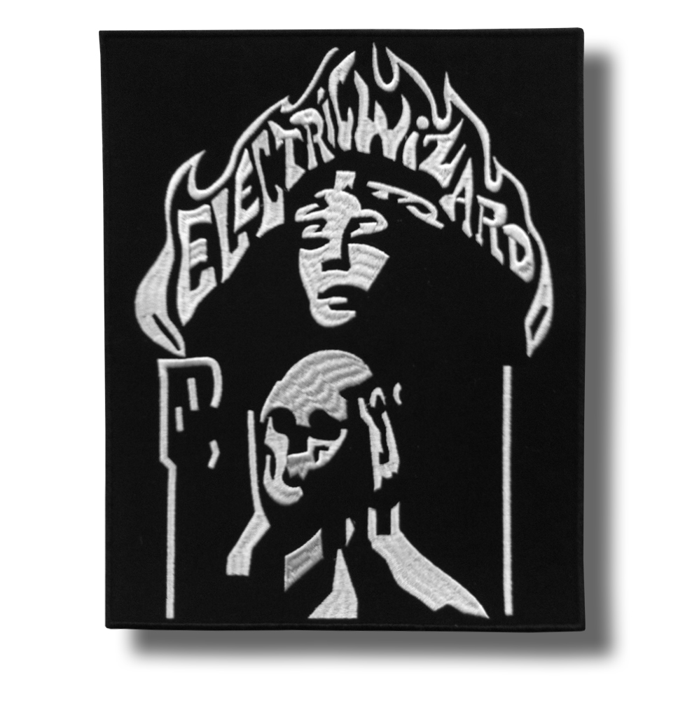 Electric wizard embroidered patch 24x30 CM
