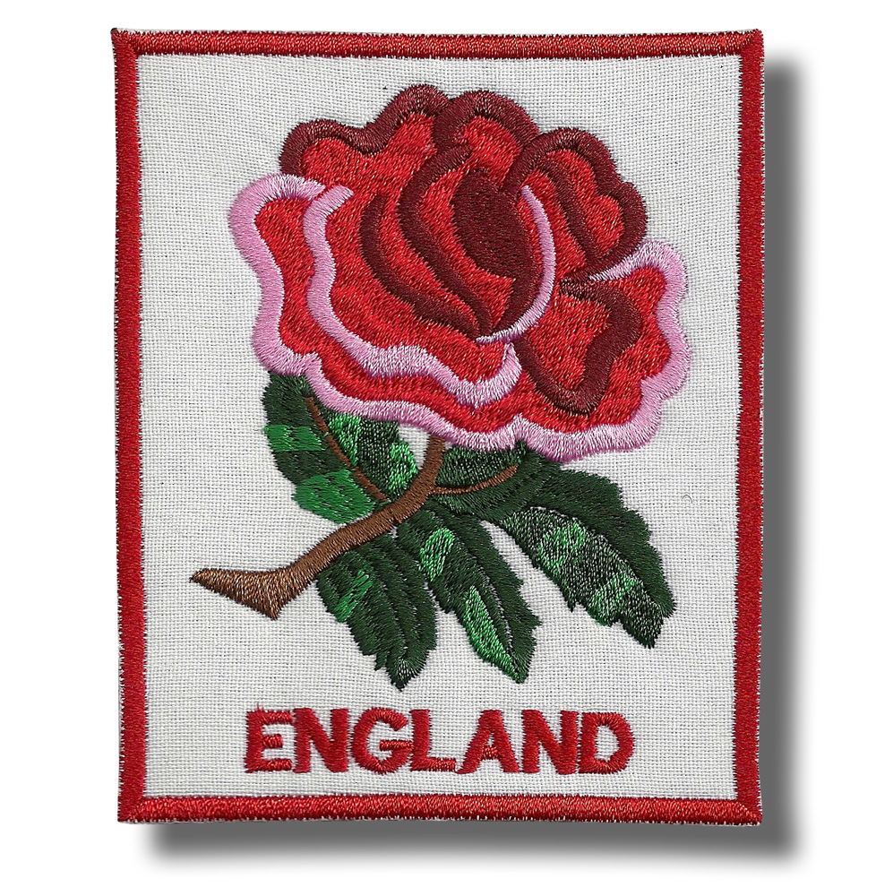 England embroidered patch 8x10 CM