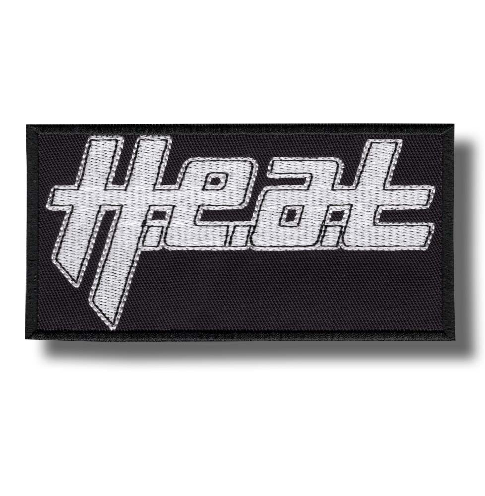 Heat embroidered patch 12x6 CM