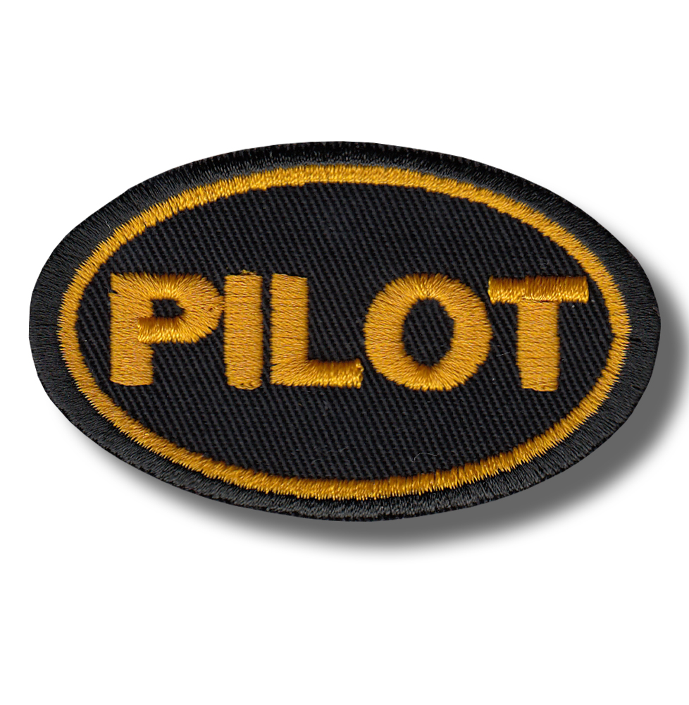 Pilot embroidered patch 7x4 CM