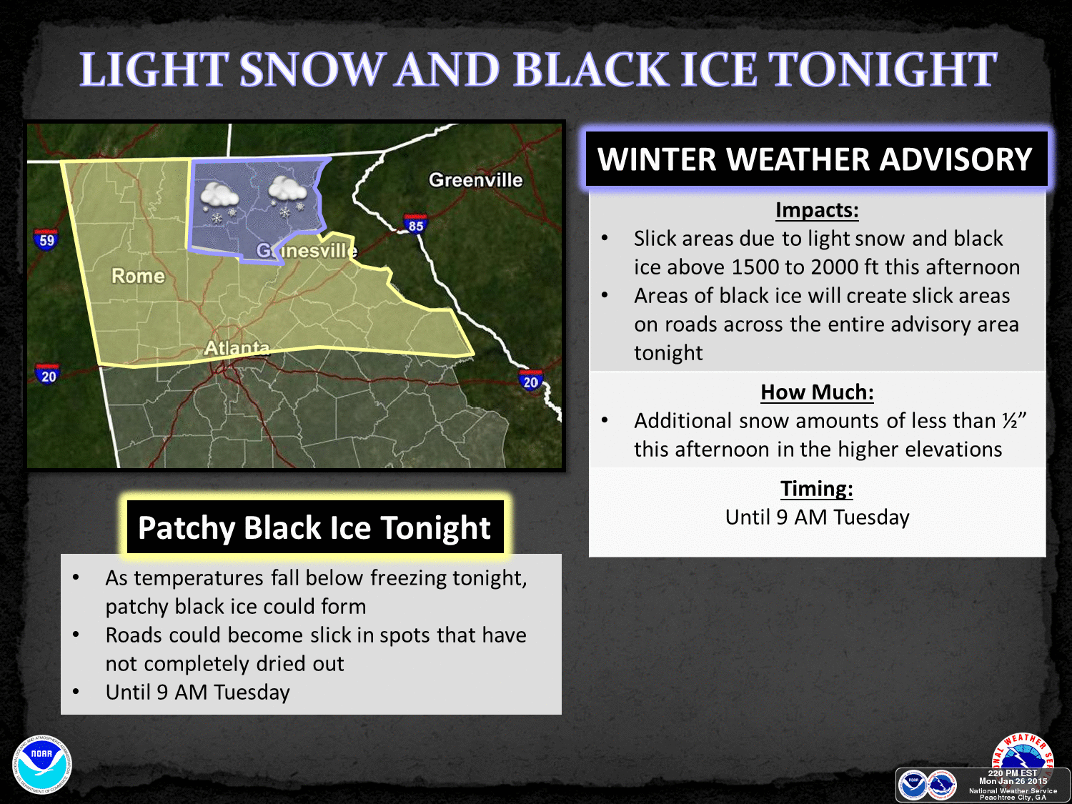 Weather Alert Watch Out for Black Ice Kennesaw, GA Patch