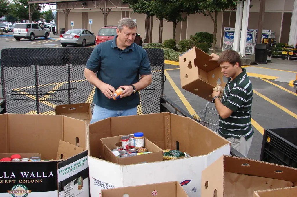 Local Members of Latter Day Saints Church Help Support