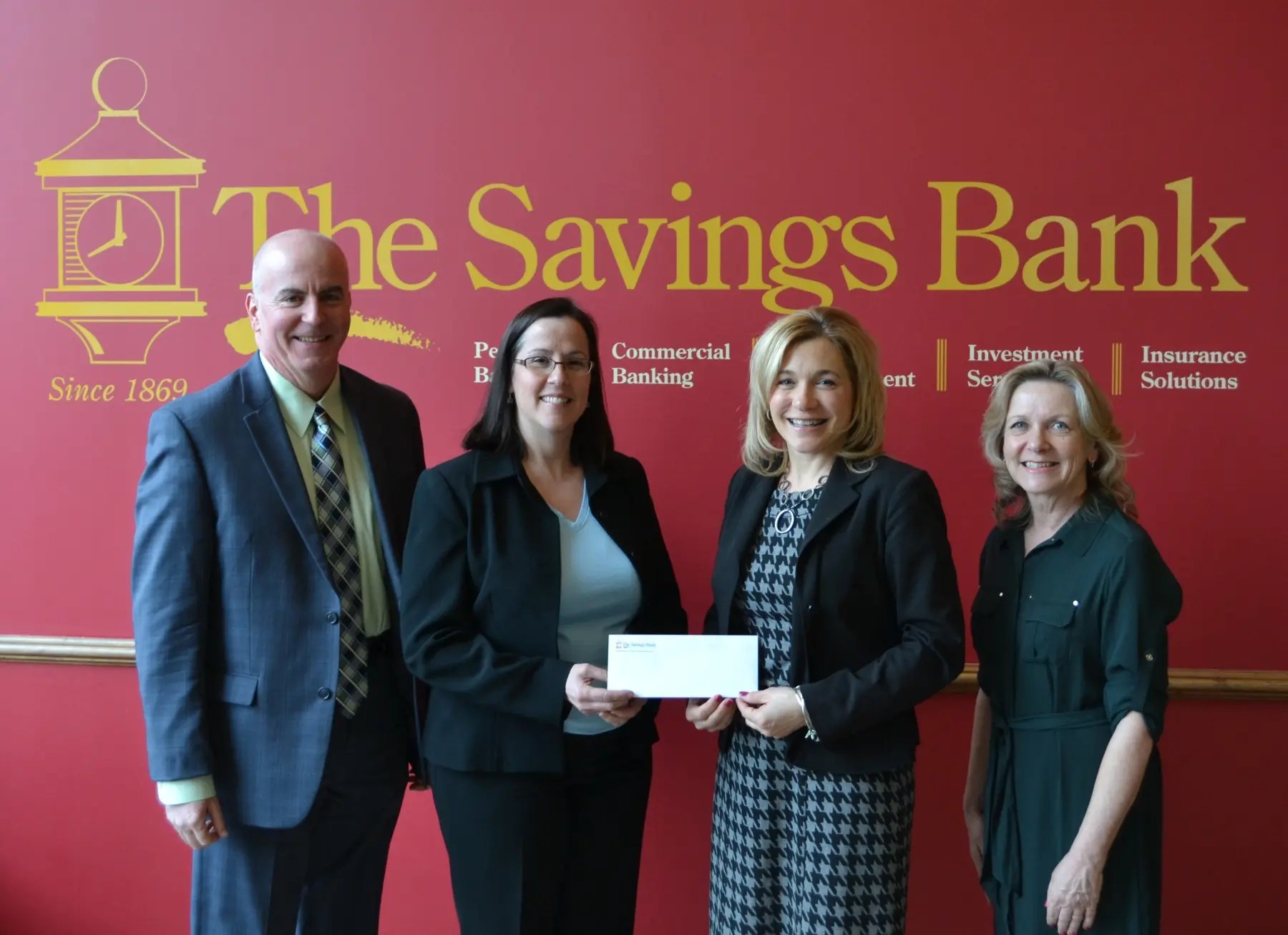 The Savings Bank makes a donation to the Saugus River Watershed Council