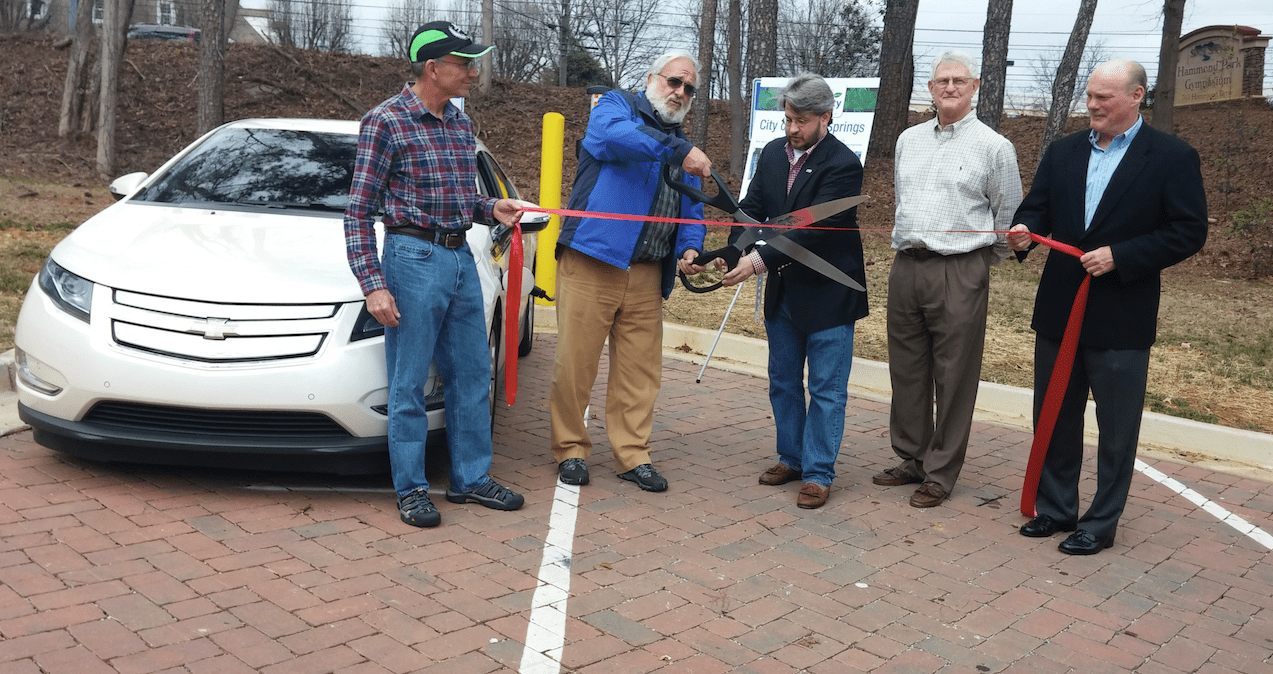 Sandy Springs Opens Electric Vehicle Charging Stations Sandy Springs
