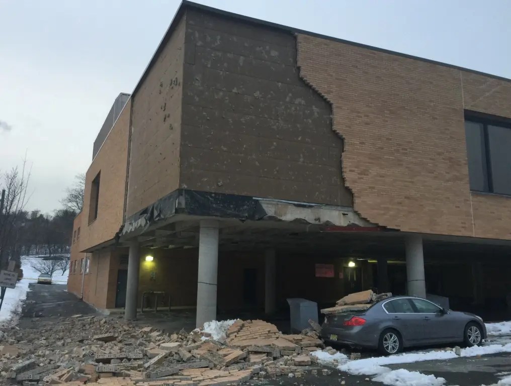 PHOTOS Update On West Orange Library Facade Repairs West Orange, NJ