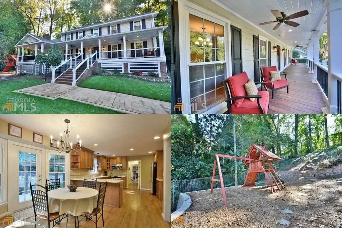 Home Spotlight RecentlyRenovated Dunwoody Home with a WrapAround
