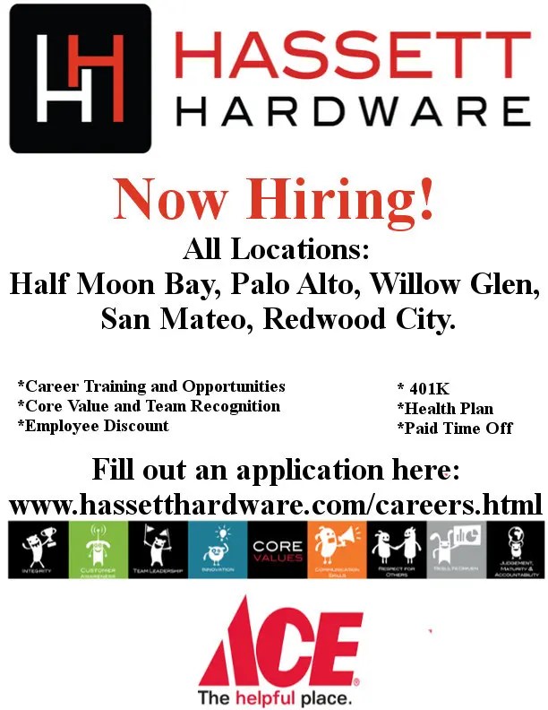 Retail Hassett Ace Hardware is Hiring Including Palo Alto Palo Alto, CA Patch