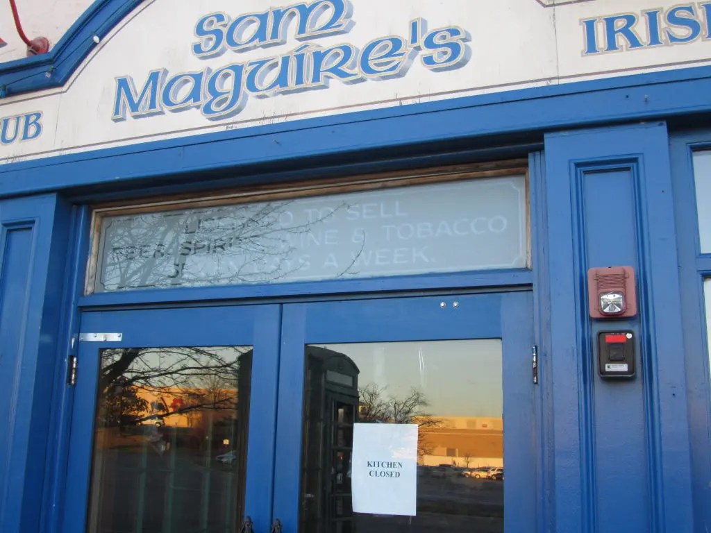 Sam Maguire's Traditional Irish Pub and Restaurant Closes