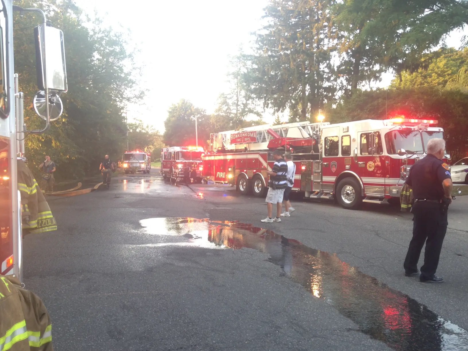 Fire Destroys Historic Book House Building in Lake Ronkonkoma Sachem