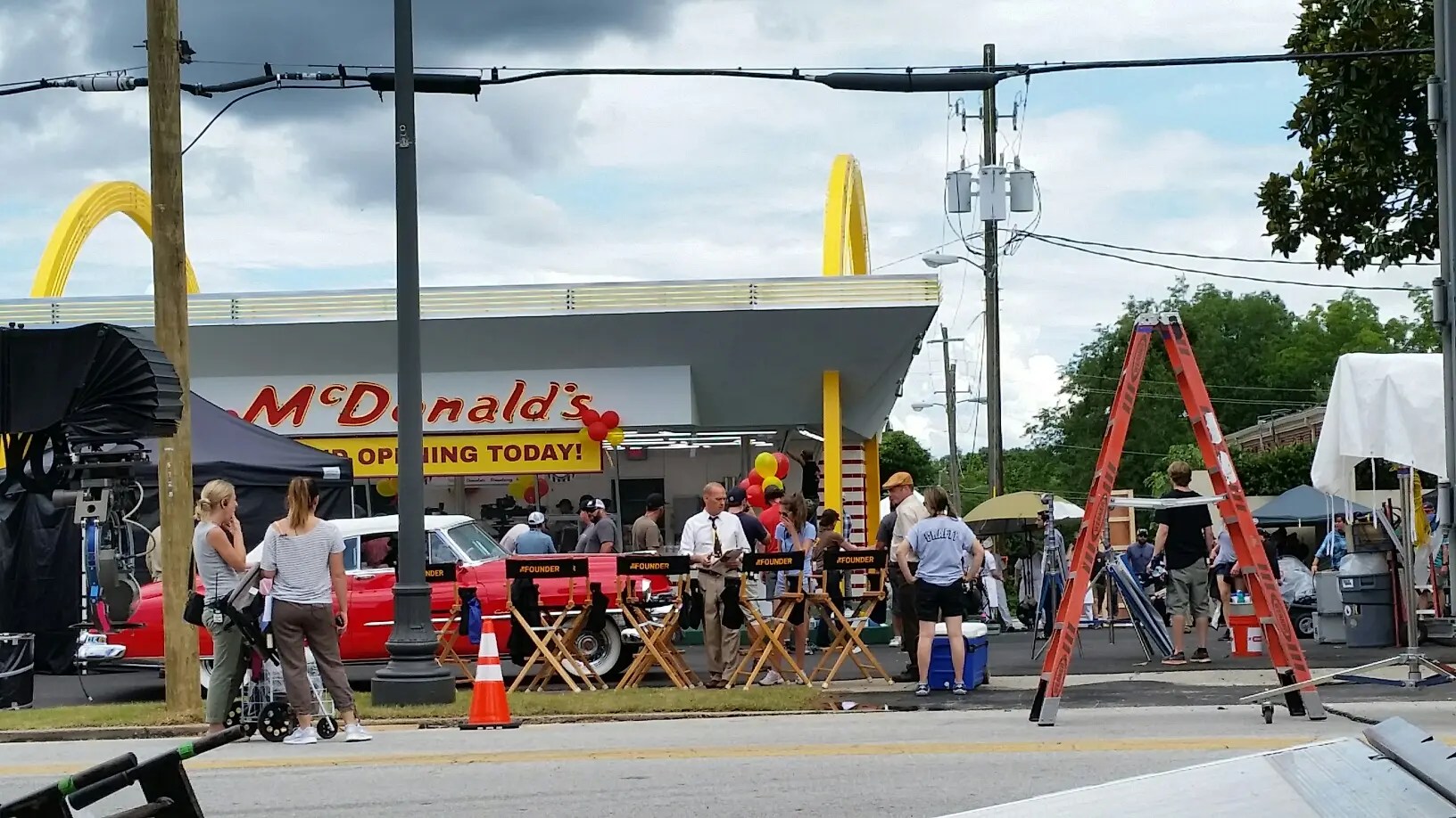 Sneaked Peek of 'The Founder' Filming in Douglasville Douglasville, GA Patch