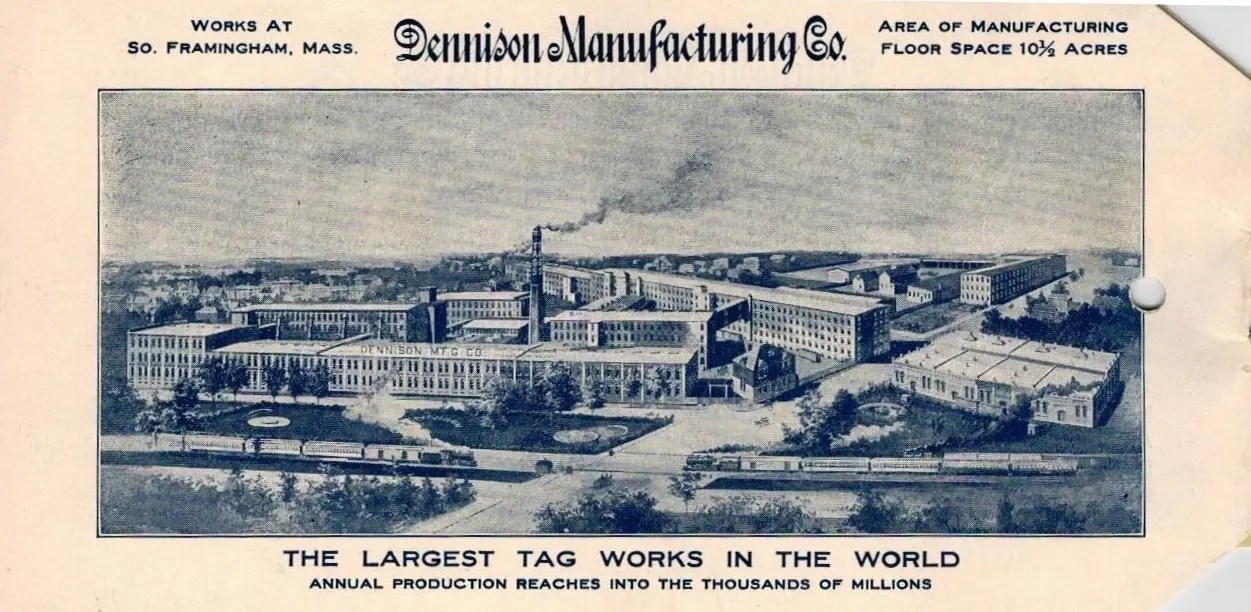 Framingham History Center To Unveil Dennison Manufacturing Company