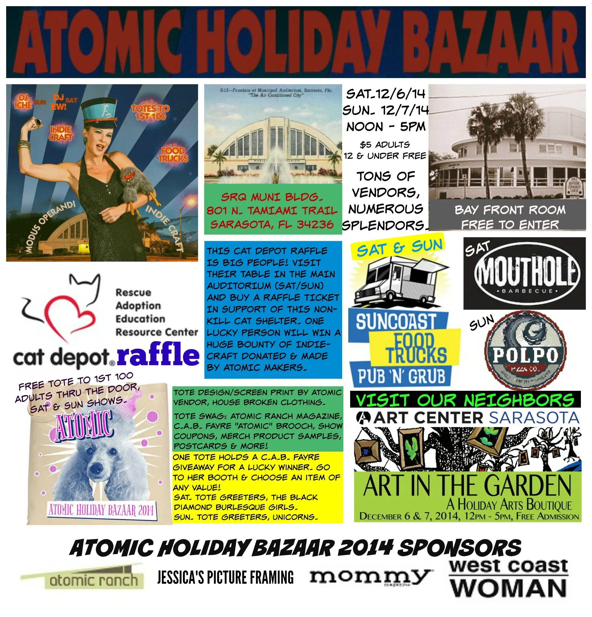 Atomic Holiday Bazaar this weekend Sarasota, FL Patch