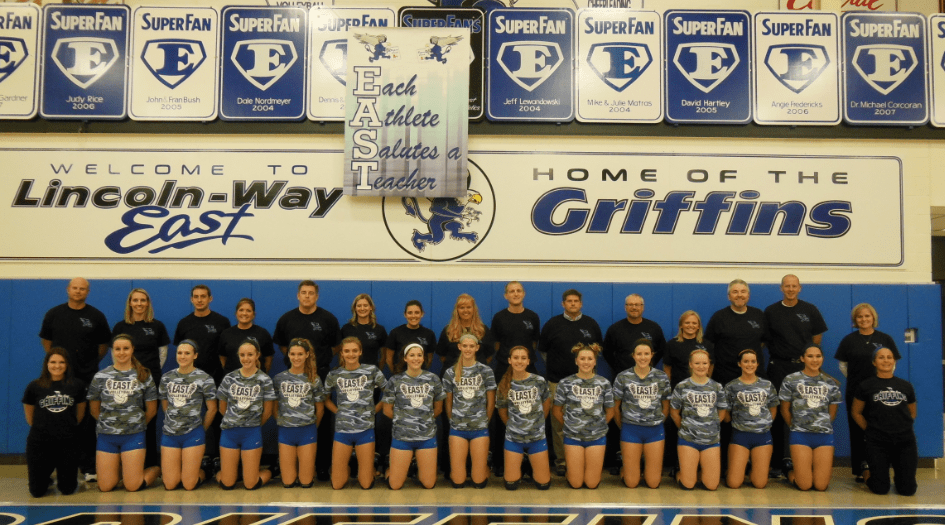 LW East Volleyball Team Honors Teachers at Match Tinley Park, IL Patch