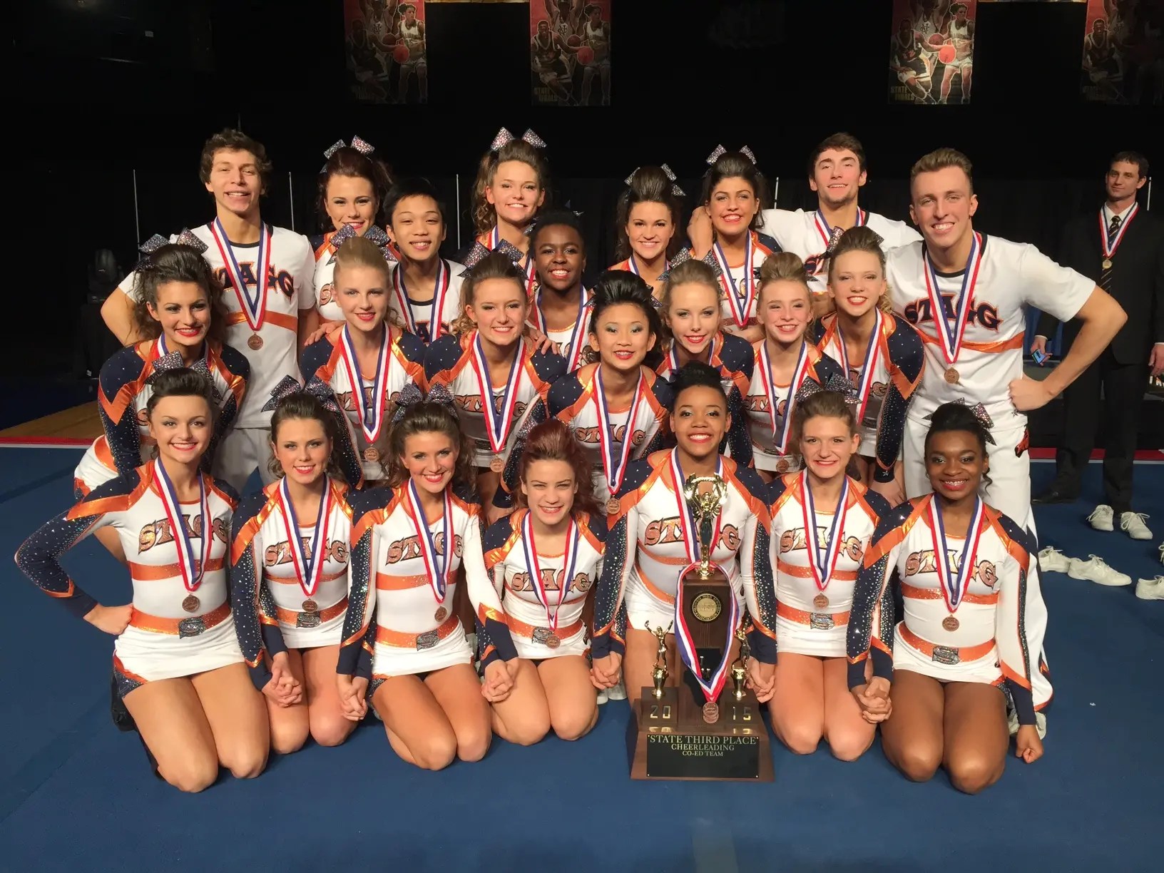 Stagg Cheerleading 'Dream Team' Steps onto State Podium for First Time