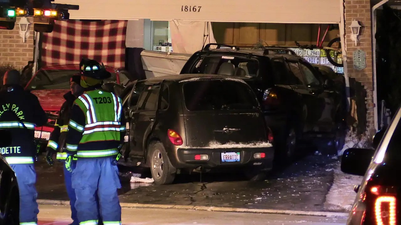 Driver Might Have Intentionally Crashed Car into House Police Tinley