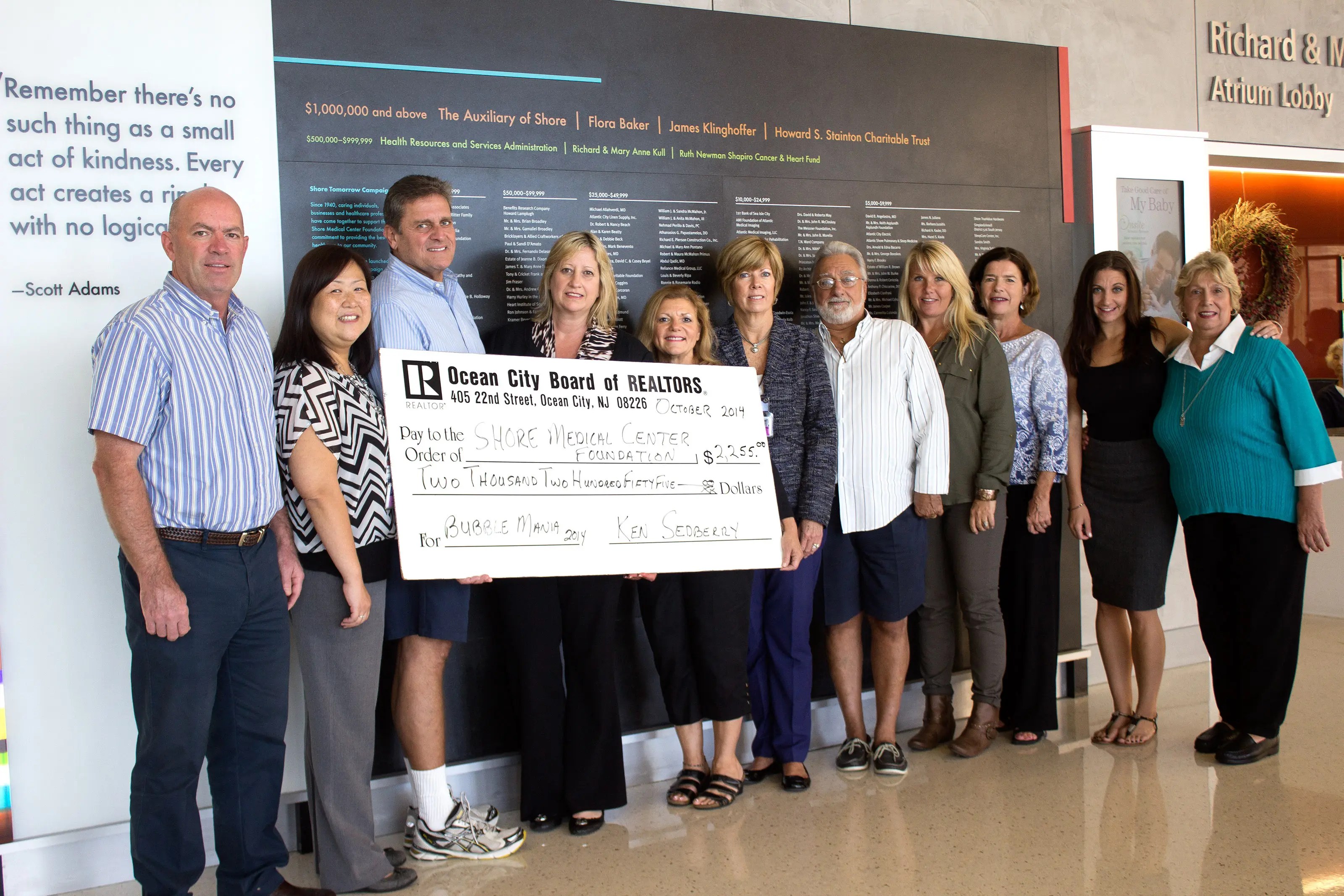 Ocean City Board of Realtors BubbleMania Raises 2,255 For Shore