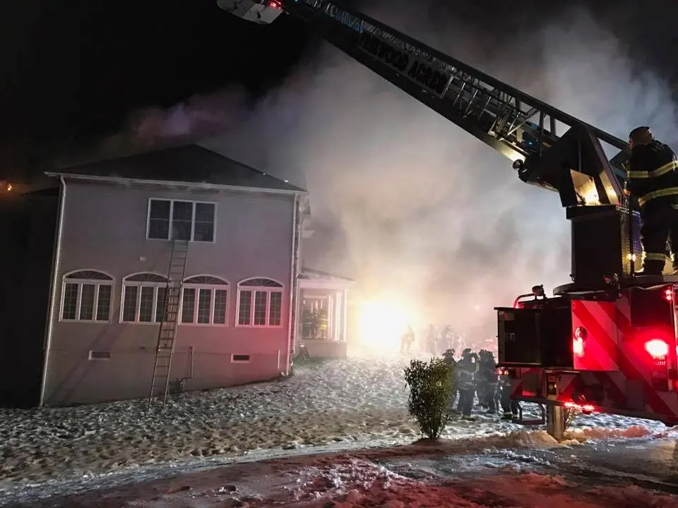 Firefighter Injured Battling Howell House Fire In Frigid Conditions