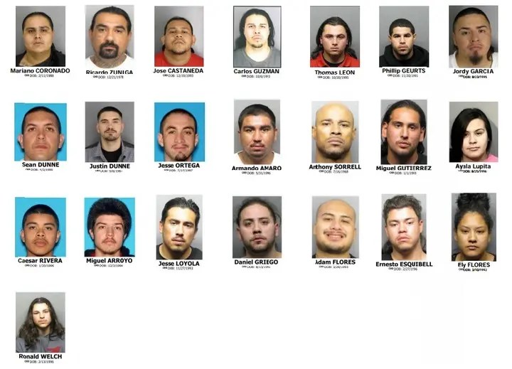 24 Behind Bars After Massive Raid Of Suspected Gang In Contra Costa