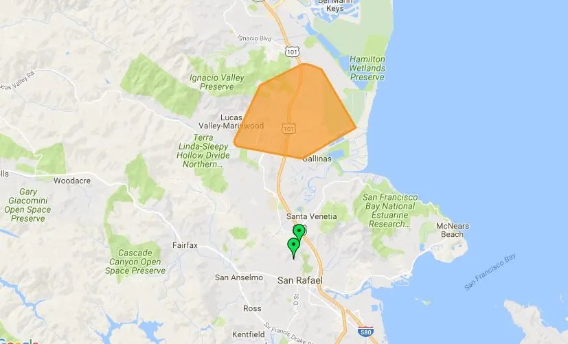 UPDATED Thousands Lose Power in Novato, San Rafael Area Outage San Rafael, CA Patch