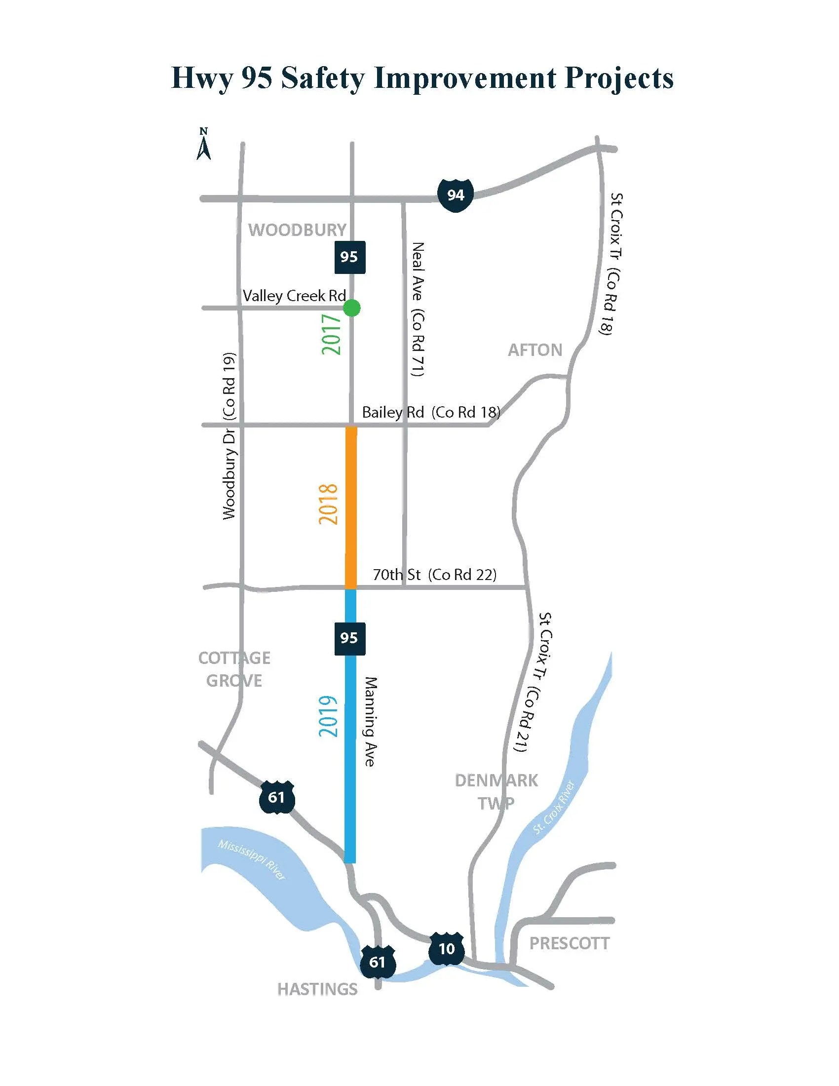 Heads Up, Woodbury Highway 61 Construction Starting In Spring