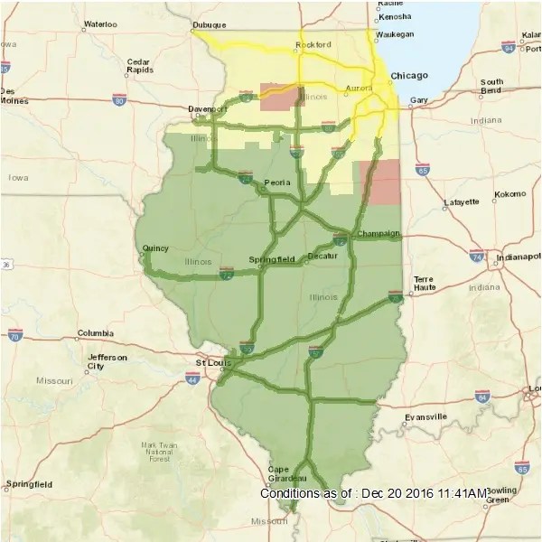 Blowing Snow Causing Dangerous Road Conditions in McHenry Co. Crystal