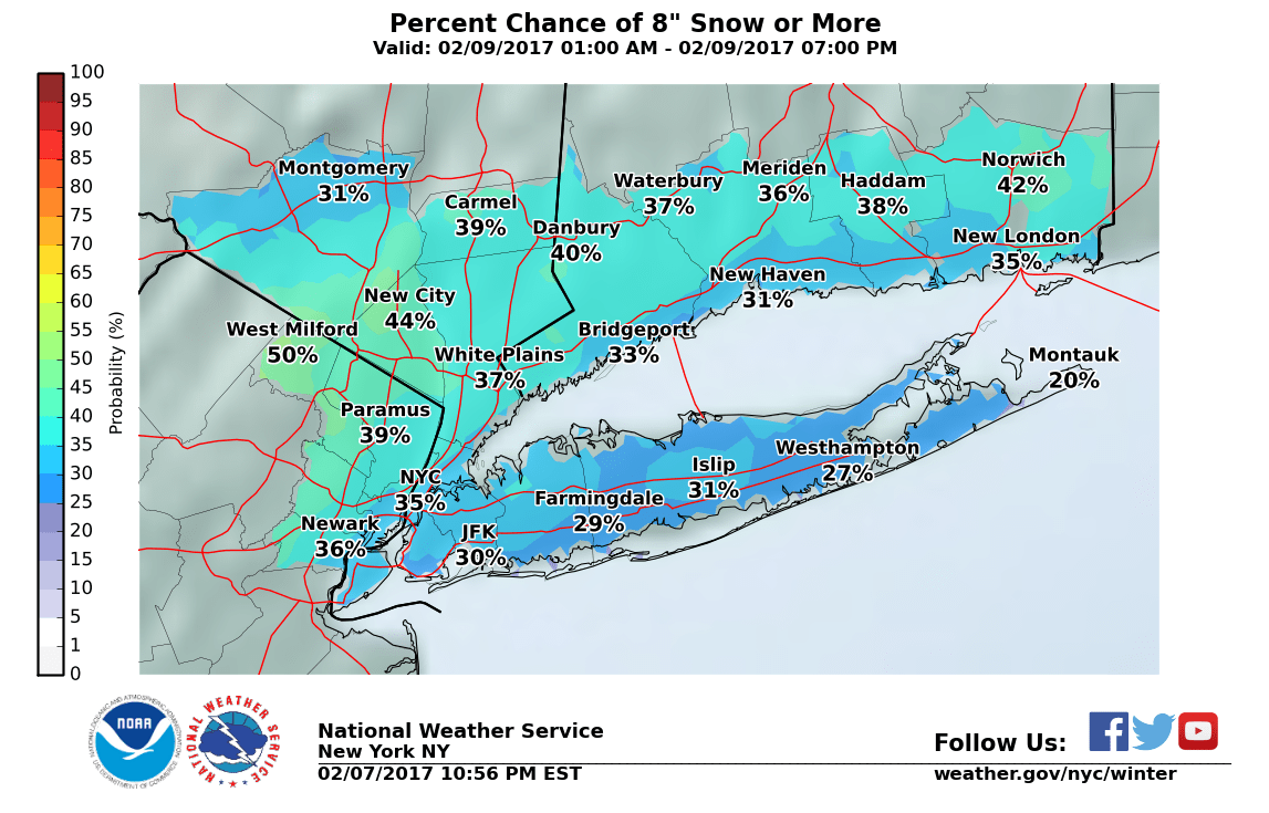 Long Island Weather Forecast NearBlizzard Conditions Possible Thursday Sayville, NY Patch