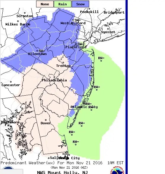 Hazardous Weather Outlook in Pennsylvania This Weekend Is Snow