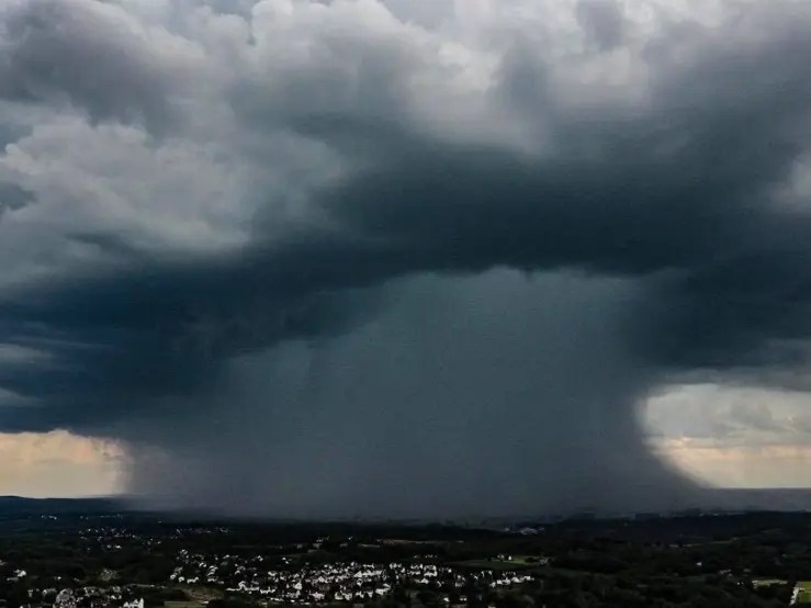 Incredible Photo Captures 'Rain Bomb' Over Doylestown Doylestown, PA Patch