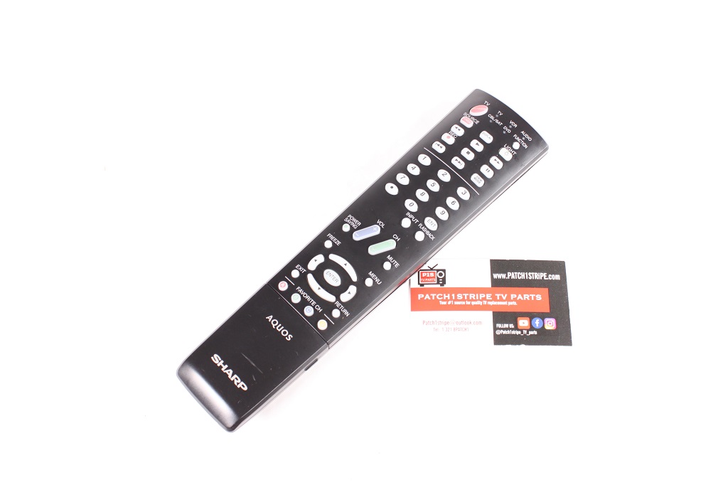 SHARP GA759WJSA REMOTE CONTROL Patch1stripe